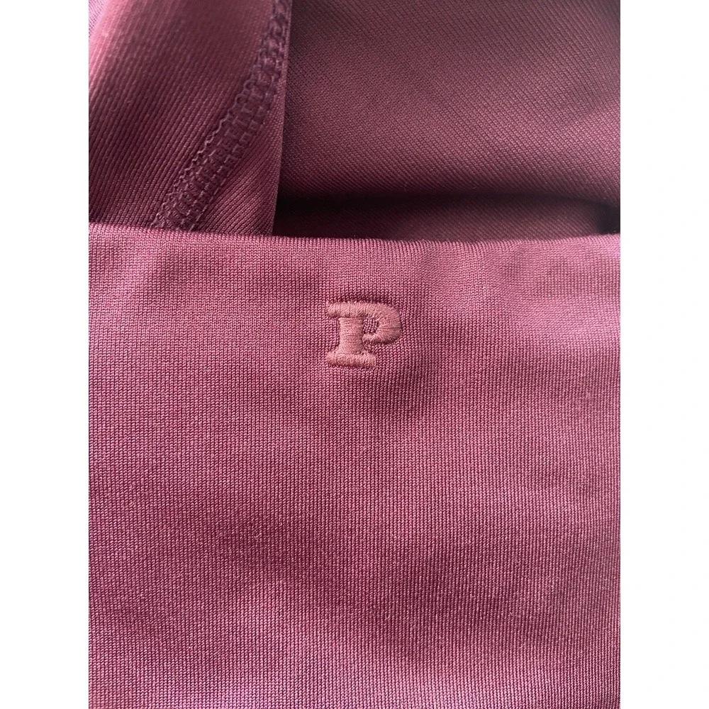 PINK Victorias Secret Winter Performance Flare Leggings Size S Burgundy Y2K Yoga
